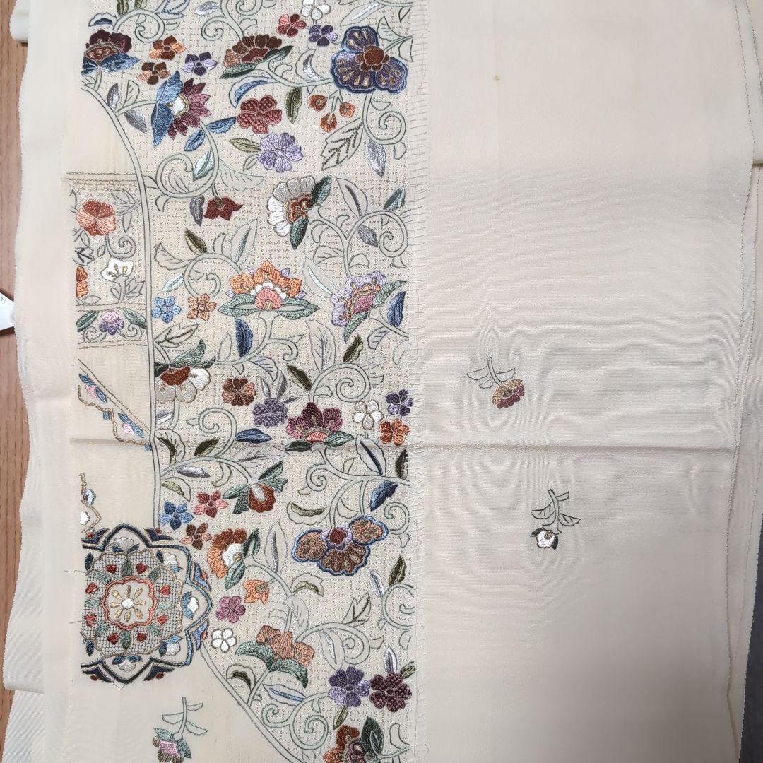 汕頭刺繍 訪問着 洗い張り反物