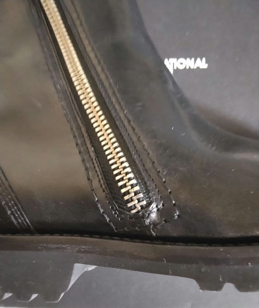 新品未使用costume　National　サイドジップブーツ　ワイズ狭目