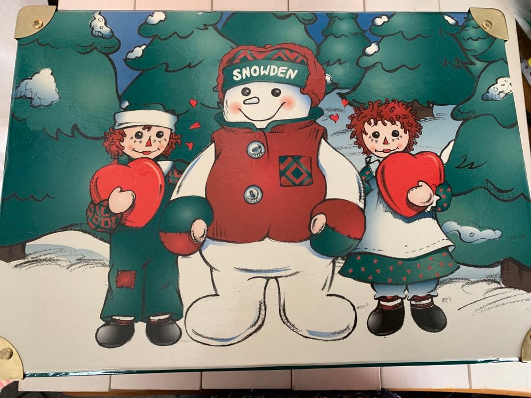 アメリカ　クリスマスオーナメント アメリカンカントリー収納BOX入り　16