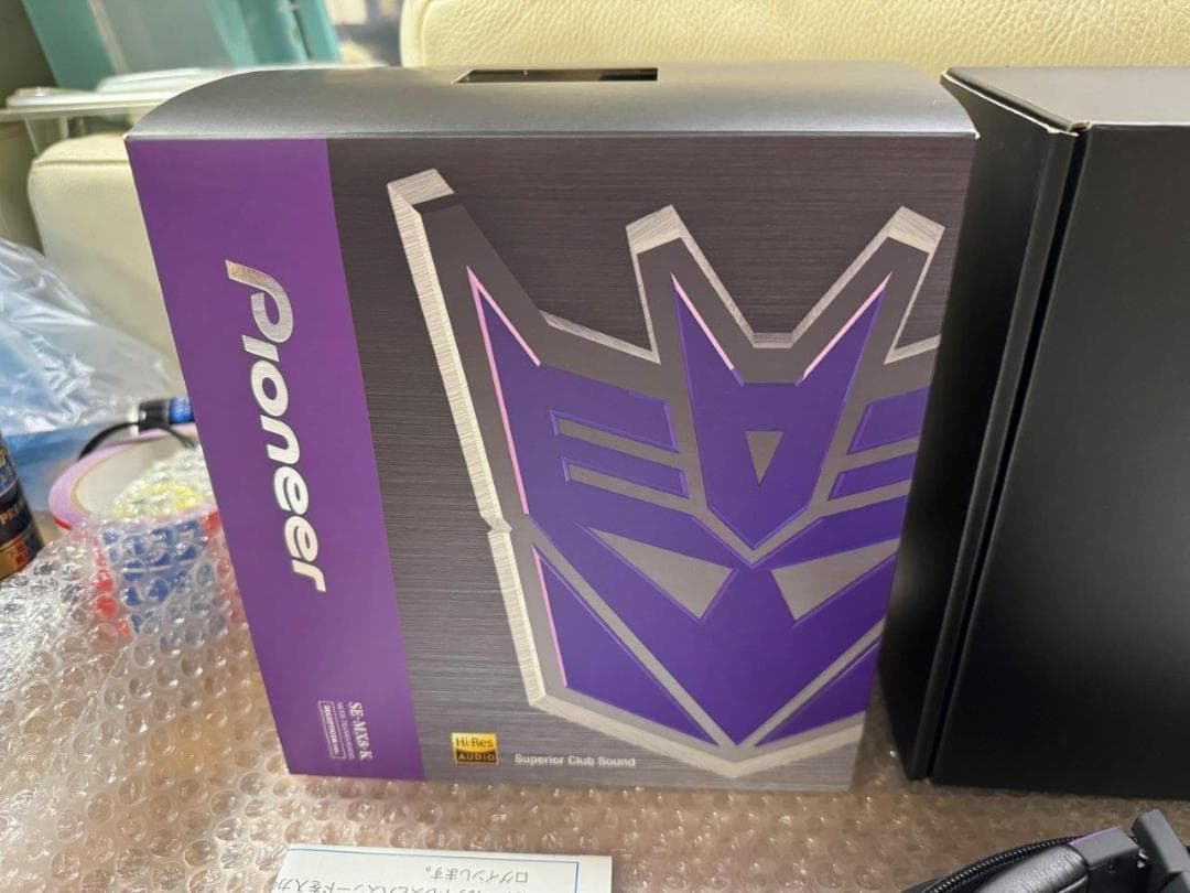パイオニア SE-MX8-K ヘッドフォン デストロン トランスフォーマー