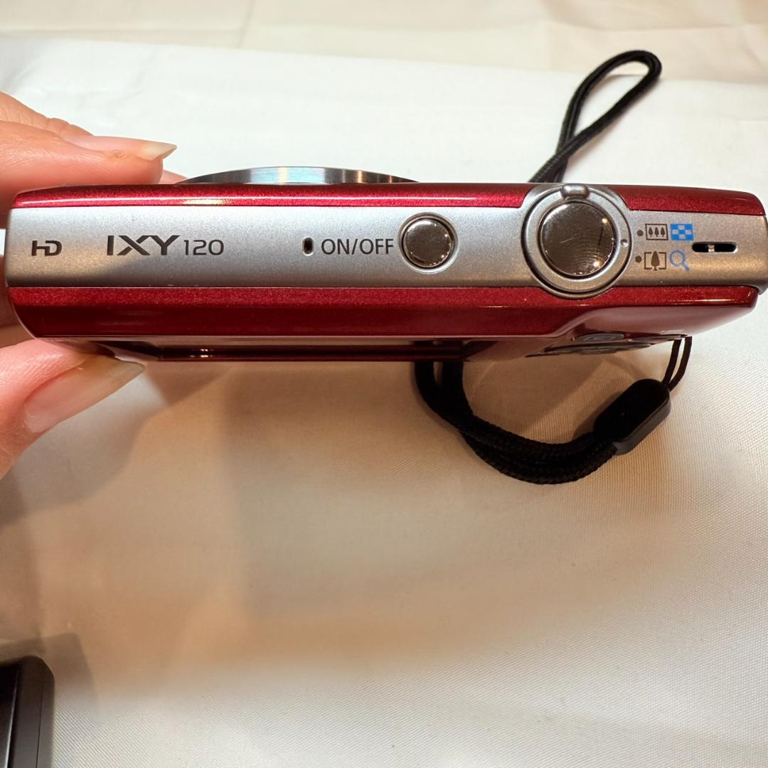 Canon IXY120 コンパクトデジタルカメラ レッド