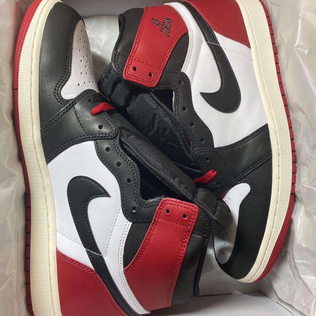 Air Jordan 1 High OG \"Black Toe\" 新品 未使用