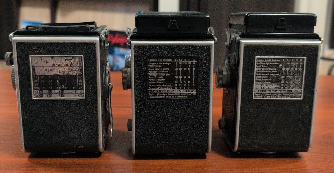 Rolleiflex ローライフレックス 二眼レフカメラ ジャンク品 3台