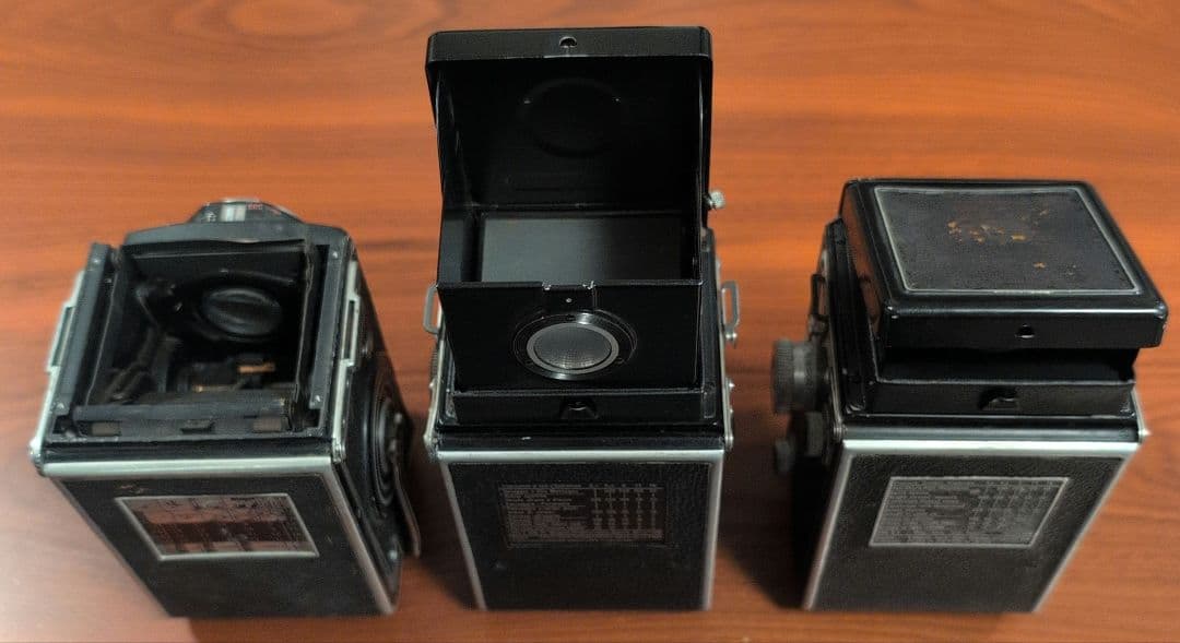 Rolleiflex ローライフレックス 二眼レフカメラ ジャンク品 3台