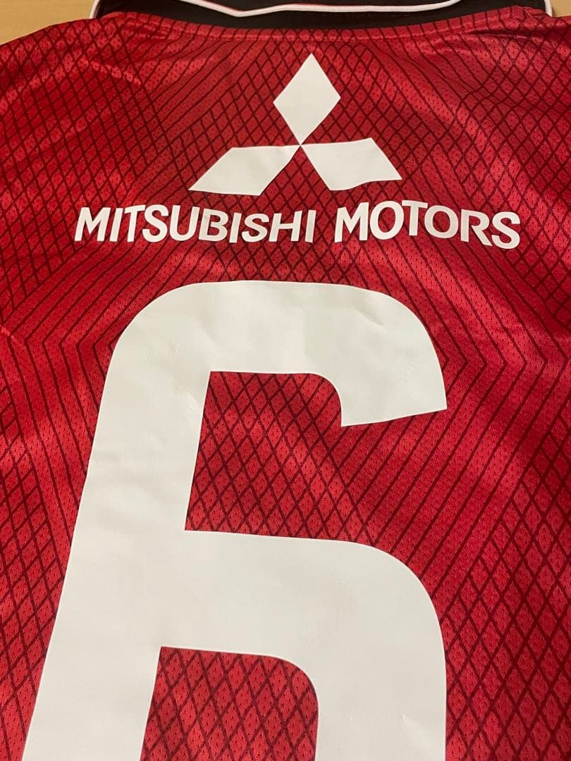 ナイキJリーグ日本サッカーユニフォーム浦和レッズ山田暢久11 12ホーム赤黒