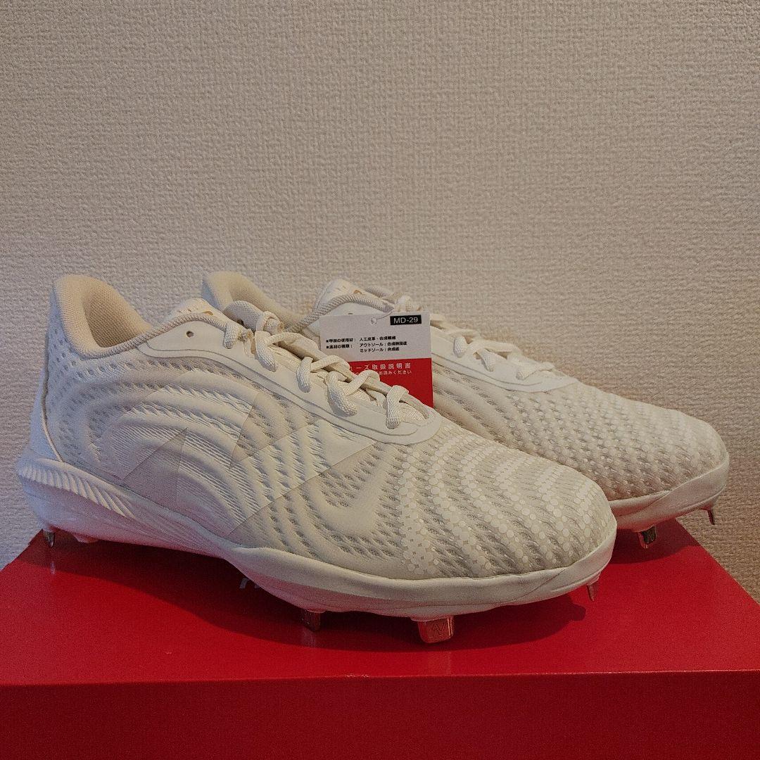 ニューバランス　野球　スパイク 金具　ホワイト　28.0センチ 高校野球対応