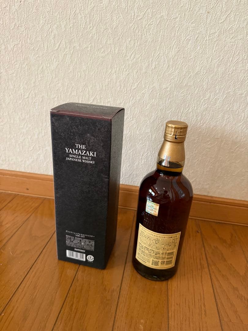 山崎 12年 シングルモルトウイスキー 新品未開封