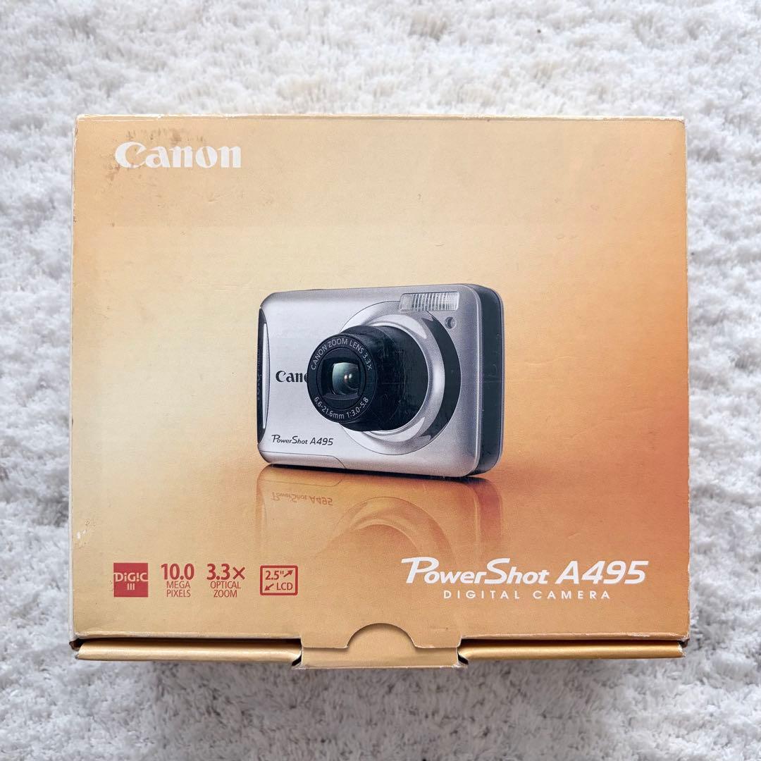 【動作確認済】Canon キャノン PowerShot A495 レトロコンデジ