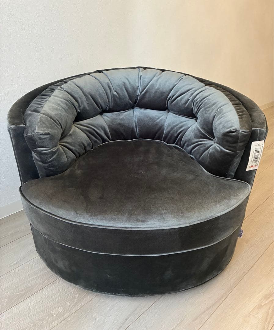 【KARE】ミュージックホール グレー アームチェア (12/21日まで)