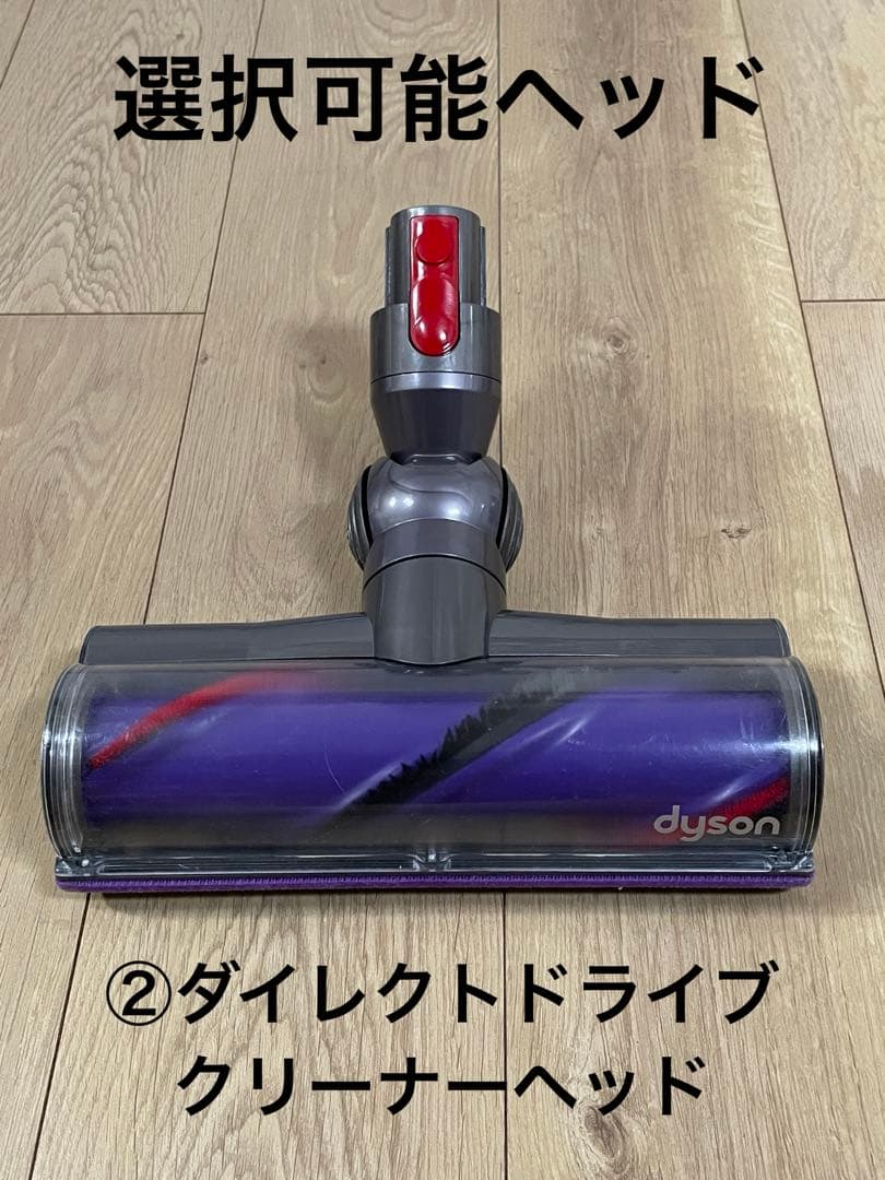 ダイソン①V10SV12 ２ヘッドから選択　新品交換フィルタ　純正高容量バッテリ