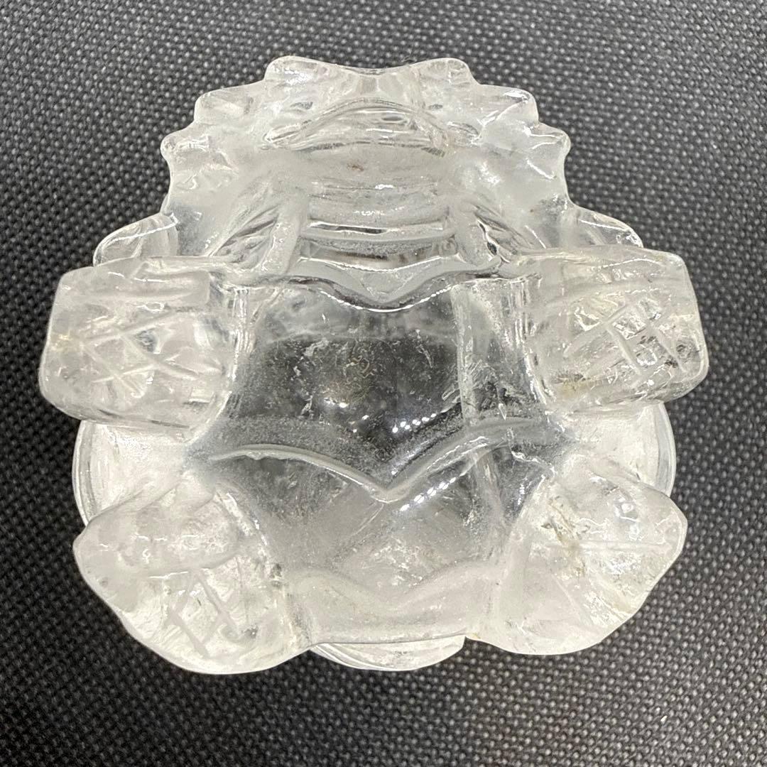 高品質♪ 水晶　ロングイ【龍亀】　大きめサイズ♪