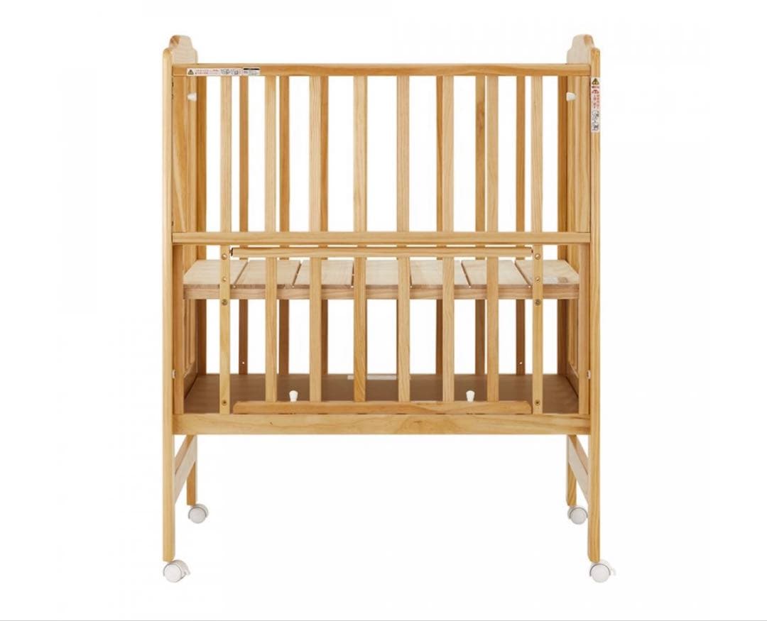 【KATOJI（カトージ）】ハイシートミニベッド（ナチュラル）