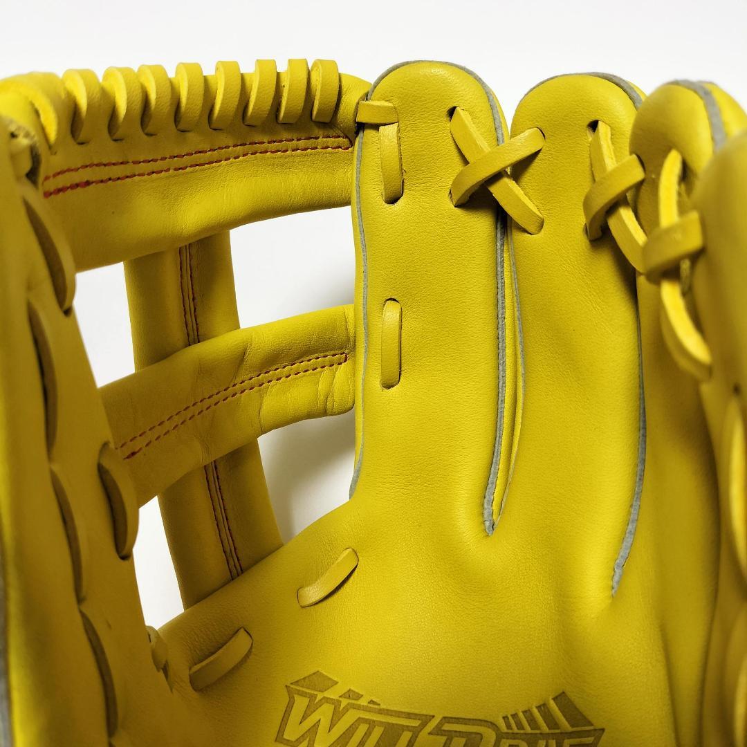✨未使用✨MIZUNO 軟式グローブ WILL DRIVE イエロー 野球