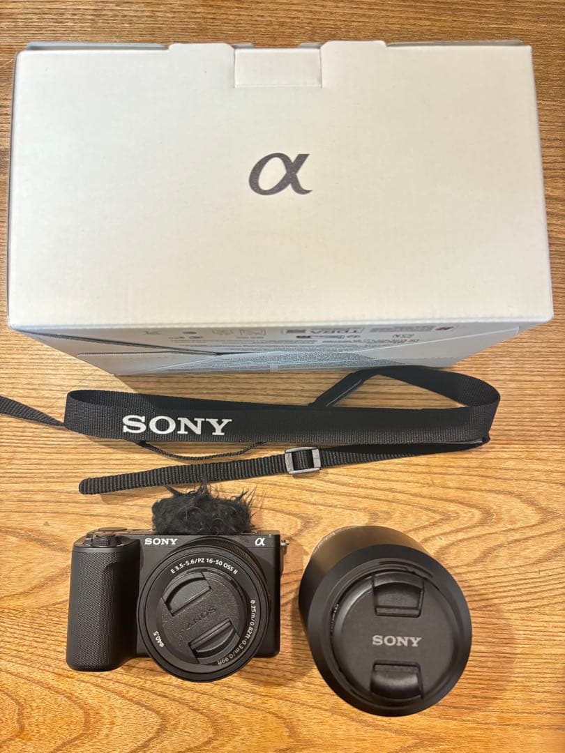 【美品】値下げSONY ZV-E10 II Eマウント バッテリー、レンズ2個付