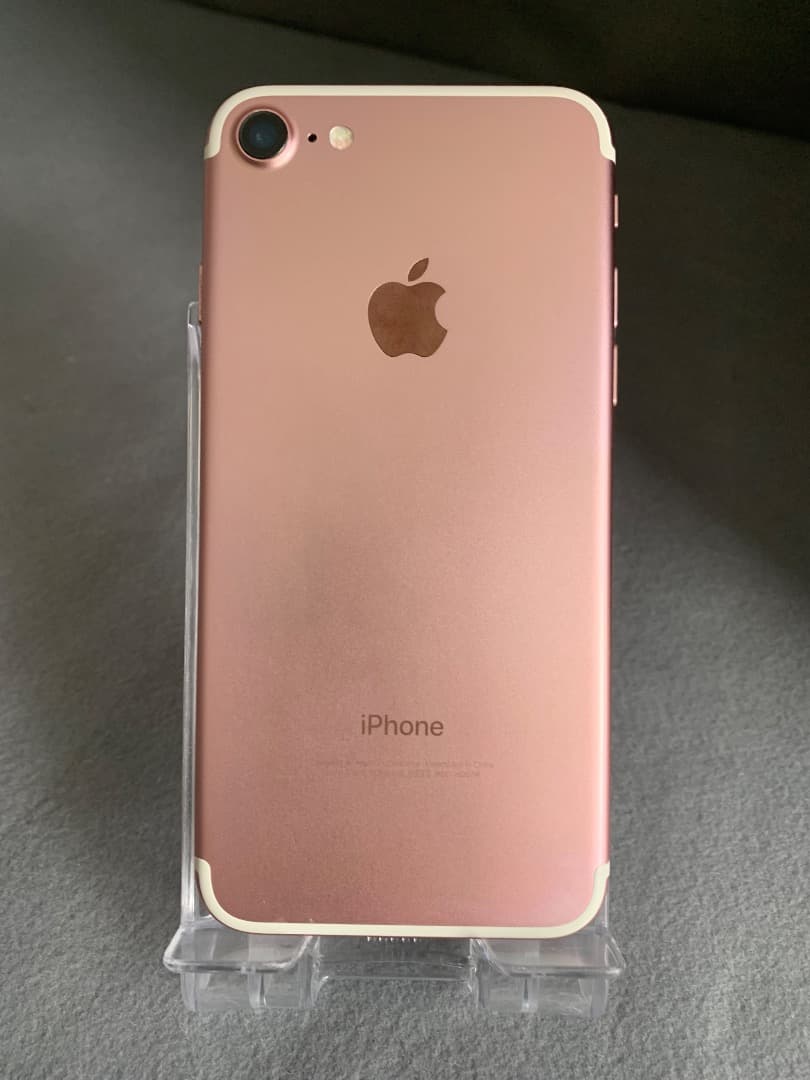 美品　国内版　SIMフリー　iPhone7 128GB ローズゴールド色