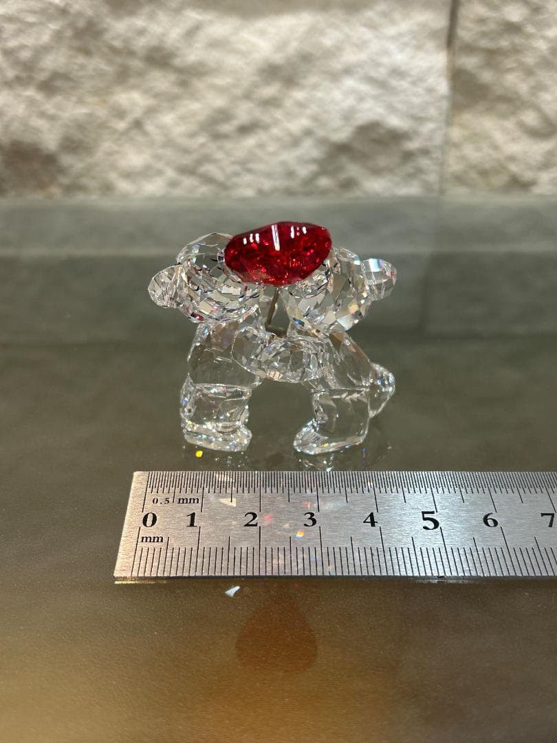 SWAROVSKI スワロフスキー クリスベア カップル ハート バルーン