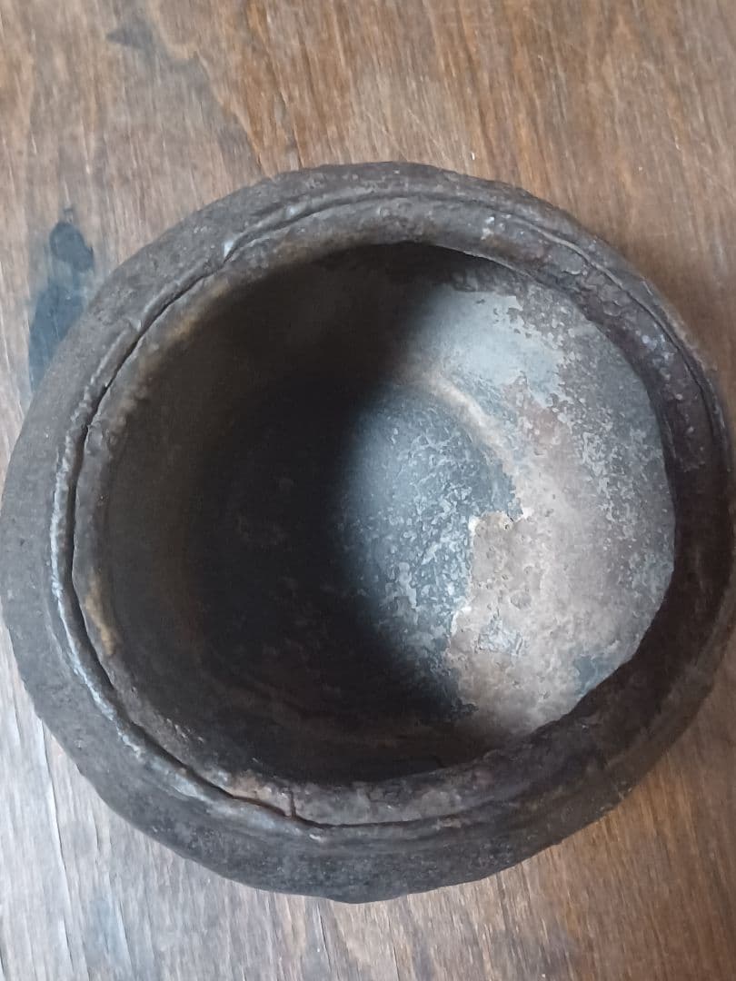 上村白鴎　造　水指し