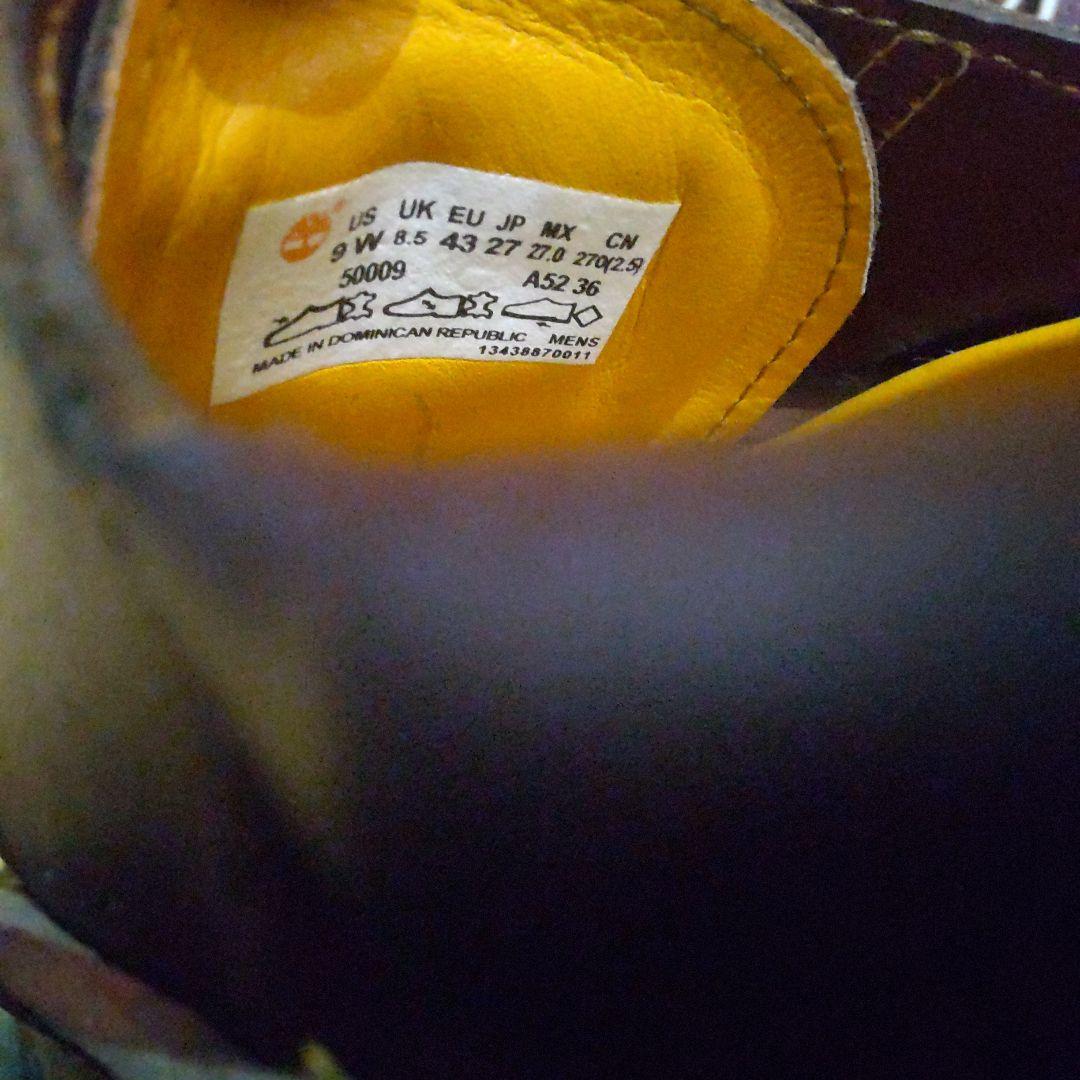 【ケア済・値下げ可】Timberland 3eye バーガンディ