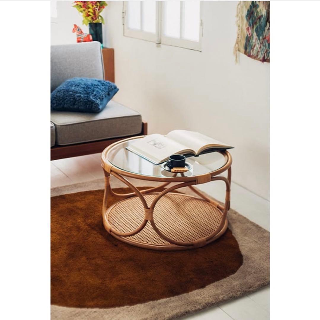 unico ウニコ WEAVA(ウィーバ) ラタン調センターローテーブル