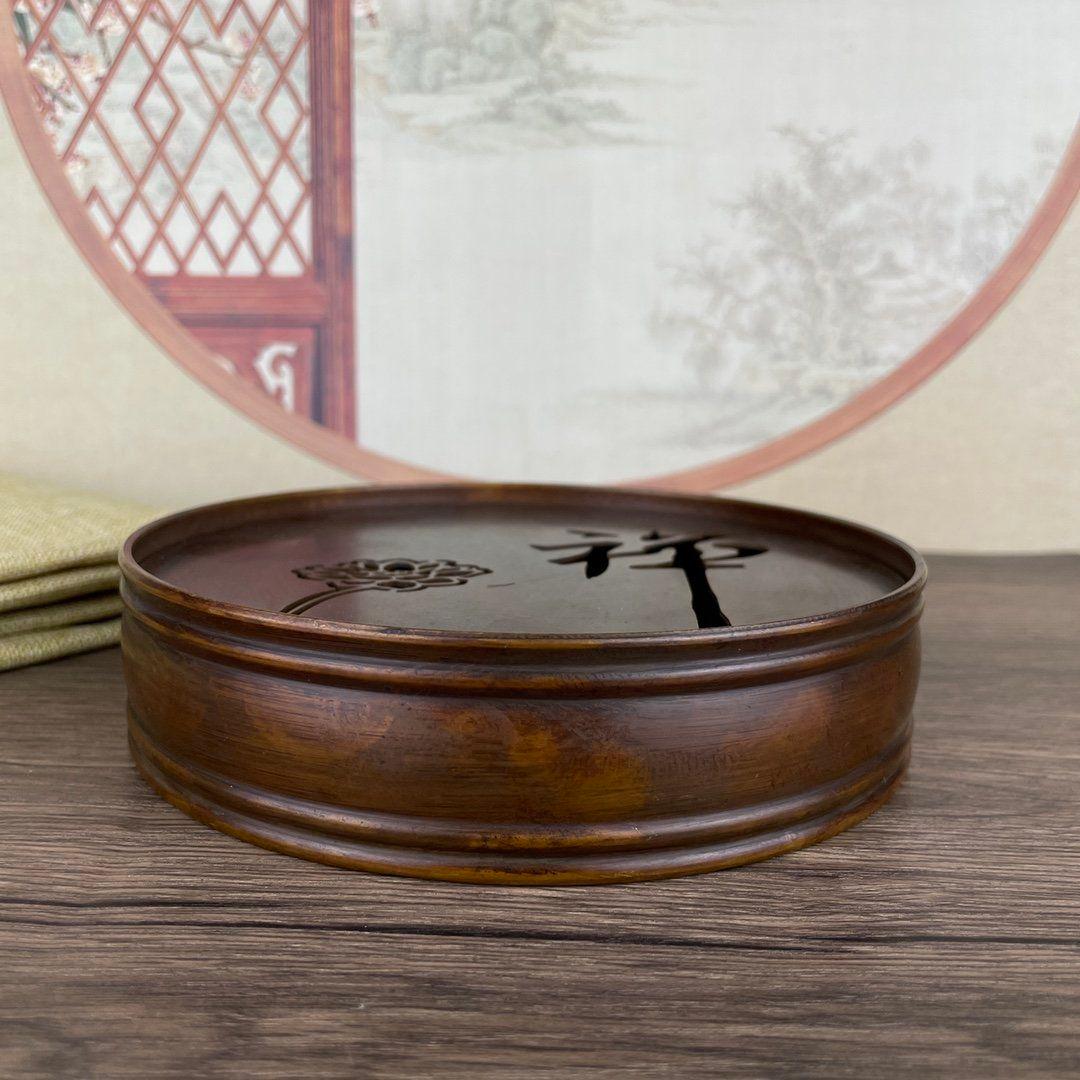 銅 細工 茶道具 禅意茶皿 工芸品 美術品 置物