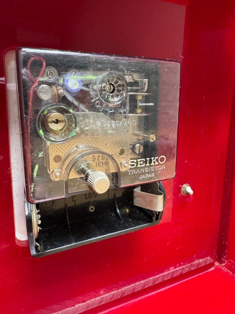 SEIKO 花柄 陶器 置時計 トランジスタ 昭和レトロ