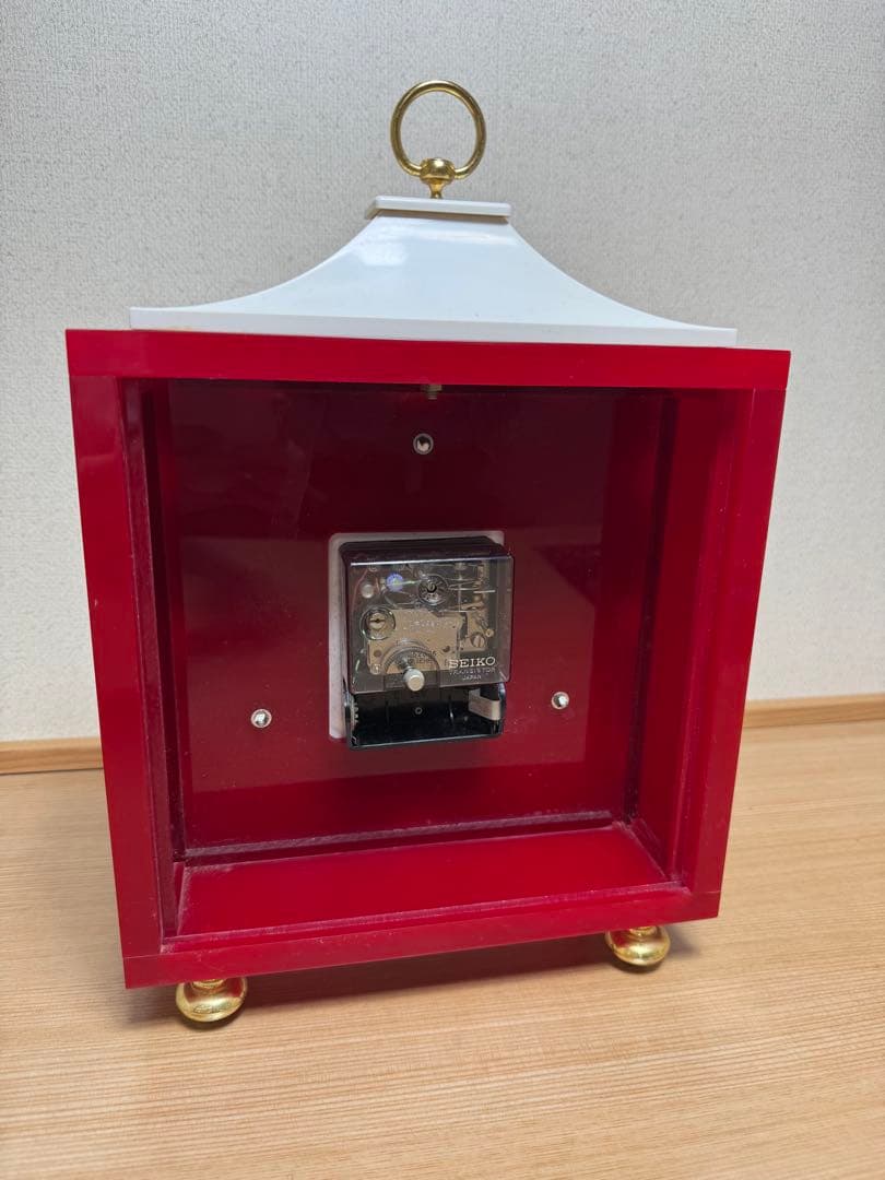 SEIKO 花柄 陶器 置時計 トランジスタ 昭和レトロ