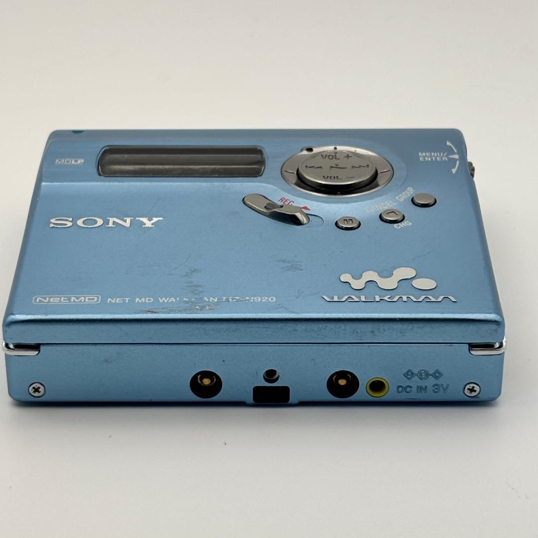 SONY MZ-N920 MD WALKMAN ソニー MDウォークマン ブルー