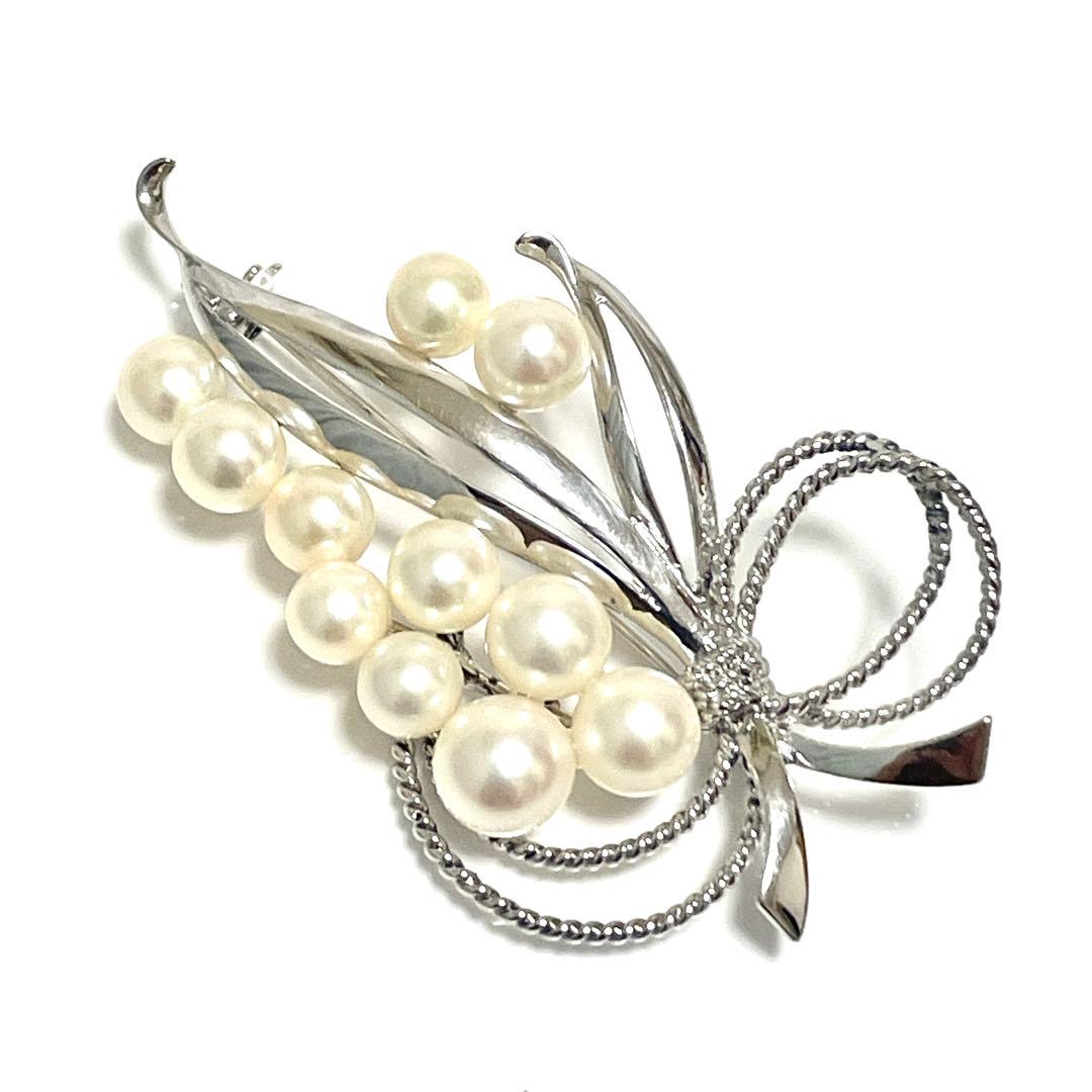 超希少✨皇室御用達 ミキモト アコヤ真珠 パール ブローチ コサージュ ブーケ