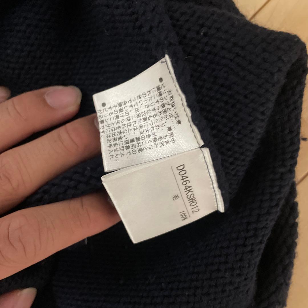 Pepas ブラックタートルネックセーター