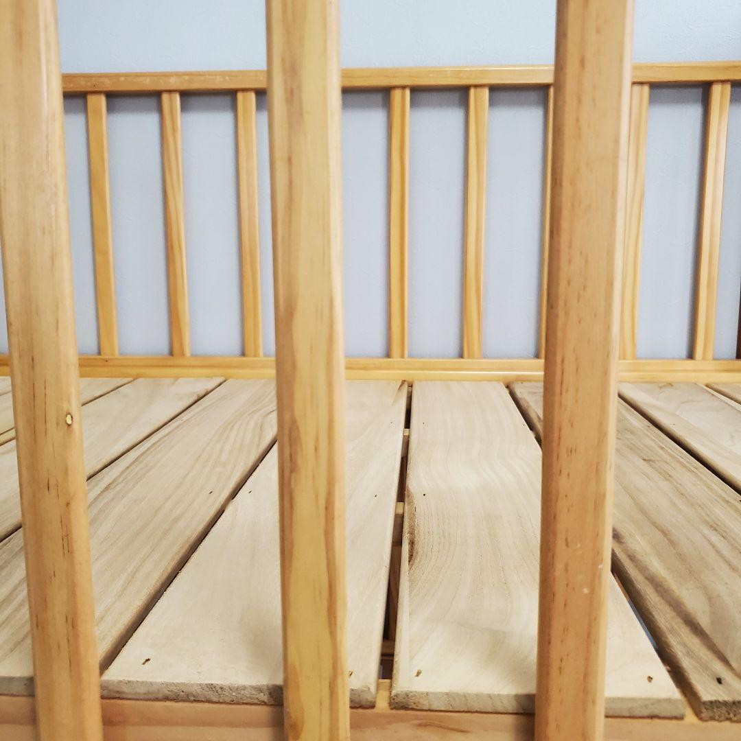 4/30値下げ☆除菌清掃☆カトージ KATOJI　ハイシート ベビーベッド