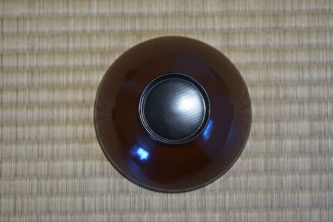 梅蒔絵 螺鈿細工 溜塗 吸物椀 2客/ 木製漆器 茶懐石