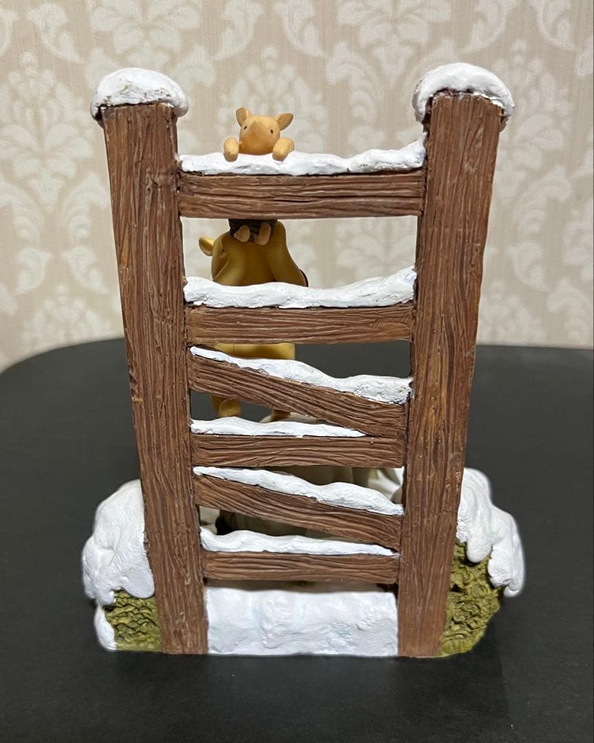 クラシックプー ブックエンド 本立て 置物