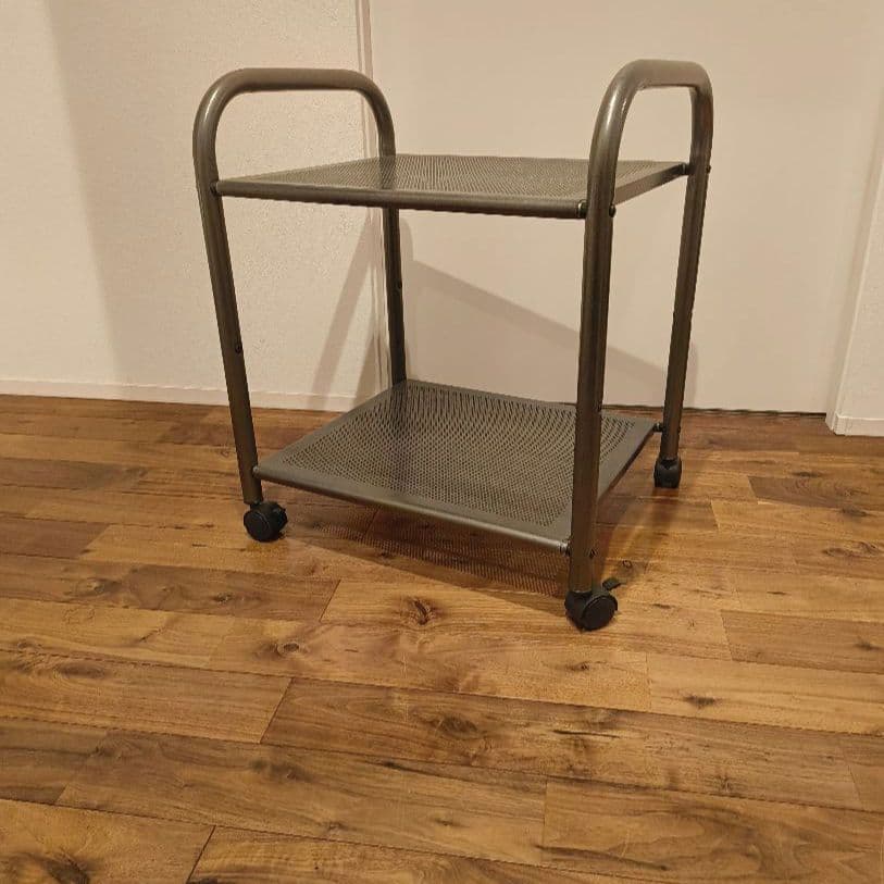モダン　スチールキャスターワゴン ヴィンテージ 北欧 インダストリアル
