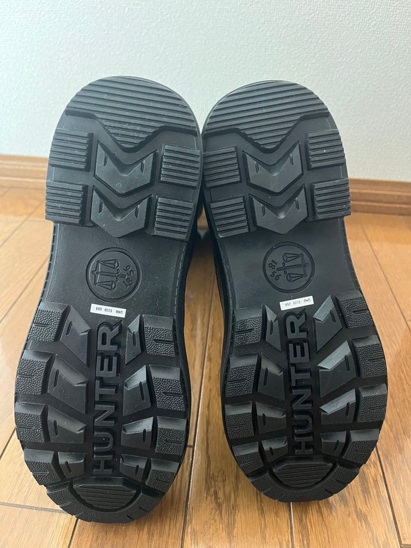 値下げ　新品 HUNTER ハンターブーツkilling eve長靴 黒US8