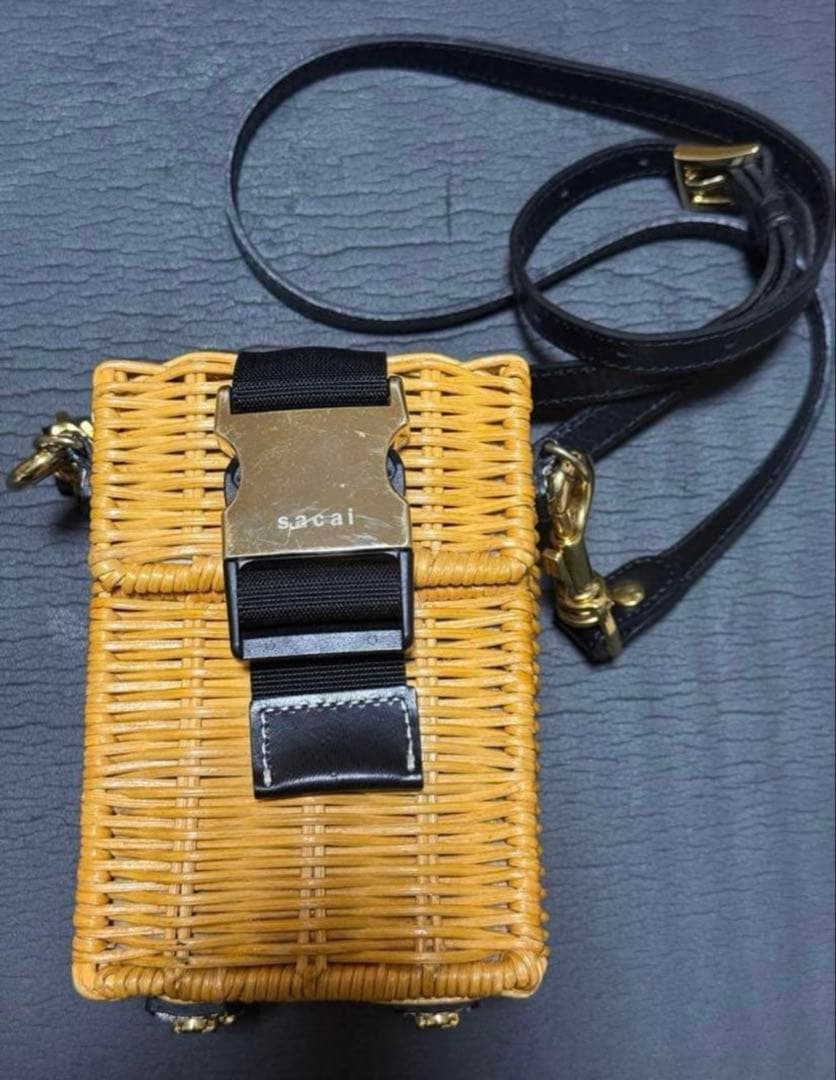 sacai かごバッグ　ラタン　サカイ　トートバッグ　ボディバッグ